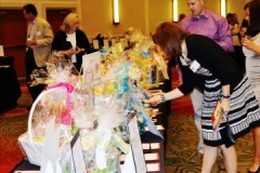 Attendees Bid on Class Baskets.