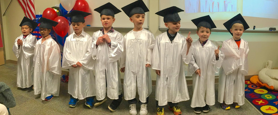 Preschool Students Graduating