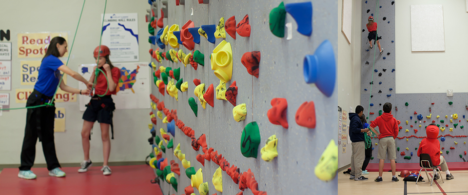 Rock wall fun