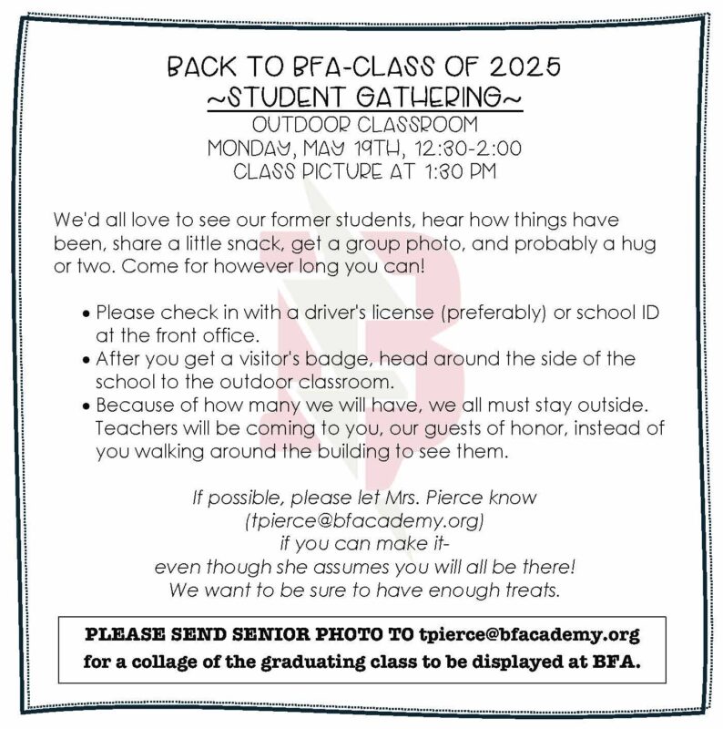 2025 Class Invite