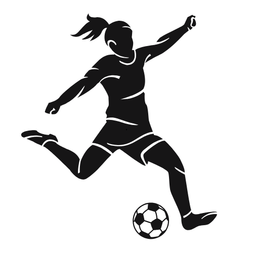 girls soccer icon