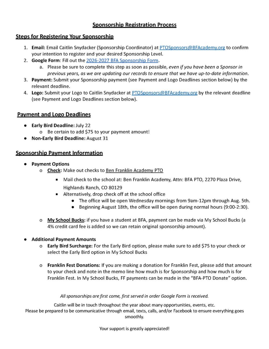 PTO Sponsorship 3